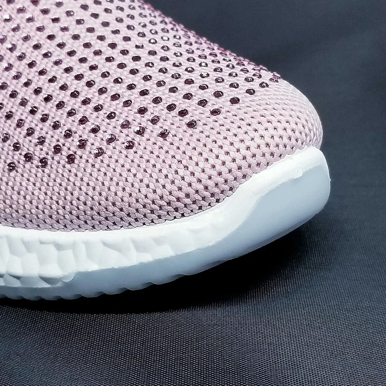 7K Slip On Sneakers for Women, Ultra Light Fashion Tennis Shoes, Breathable Mesh Fabric