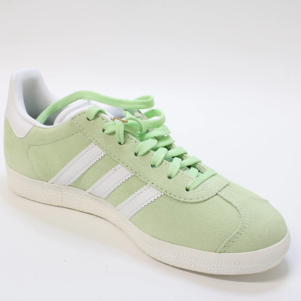 adidas Gazelle Semi Green Spark White Semi Green Spark Uk Size 3