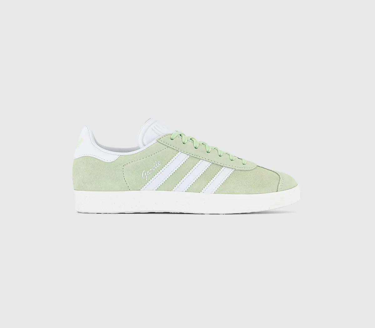 adidas Gazelle Semi Green Spark White Semi Green Spark Uk Size 3
