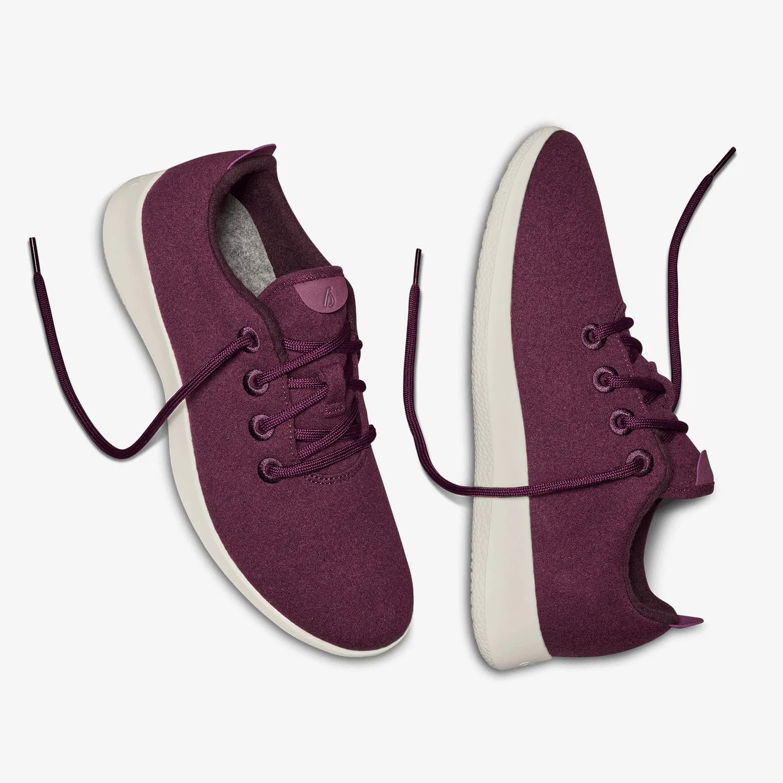 Allbirds Wool Runners - Dark Pink (Cream Sole)
