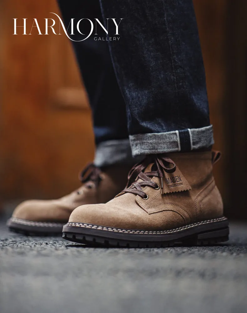 American Desert Genuine Leather Outdoor Men's Work Boot