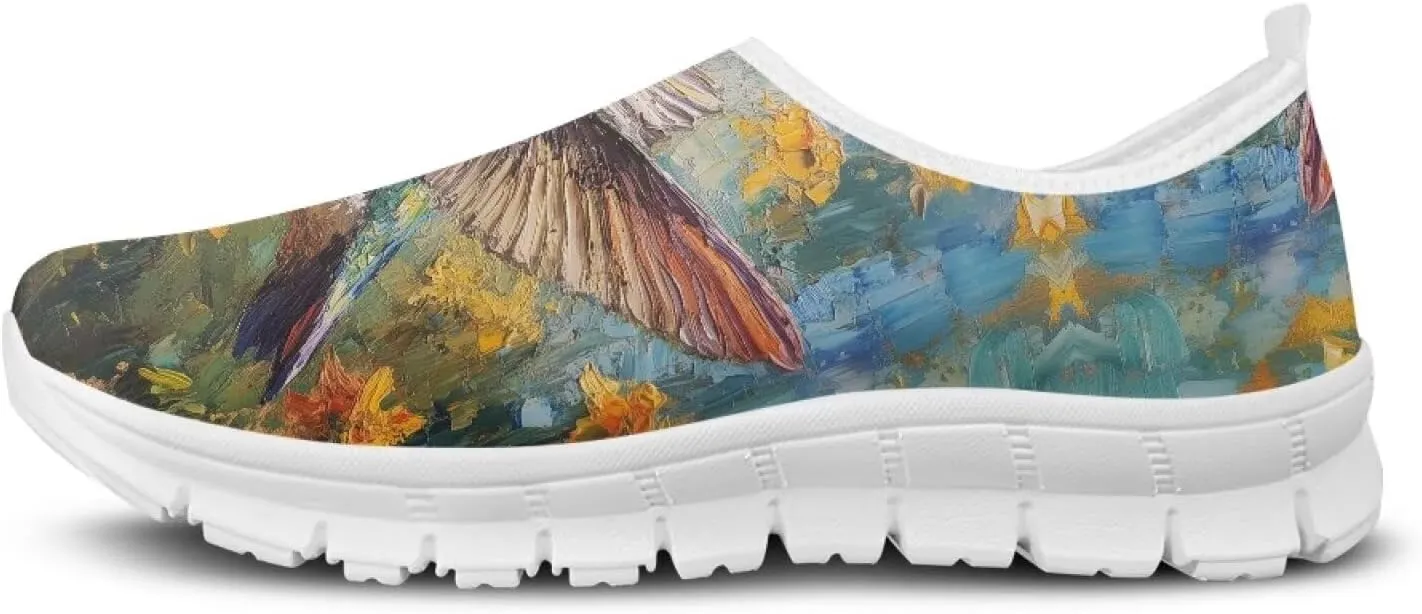 Animals Sneakers for Women Slip On Casual Breathable Lightweight Low Top Running Sneakers for Womens US 5.5-11.5