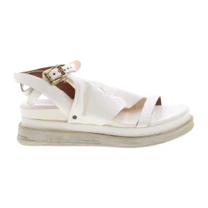 A.S. 98 Louie A15021-201 Womens Beige Leather Platform Sandals Shoes