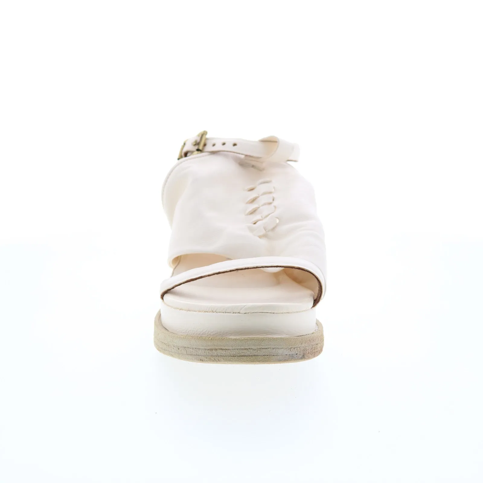 A.S. 98 Louie A15021-201 Womens Beige Leather Platform Sandals Shoes