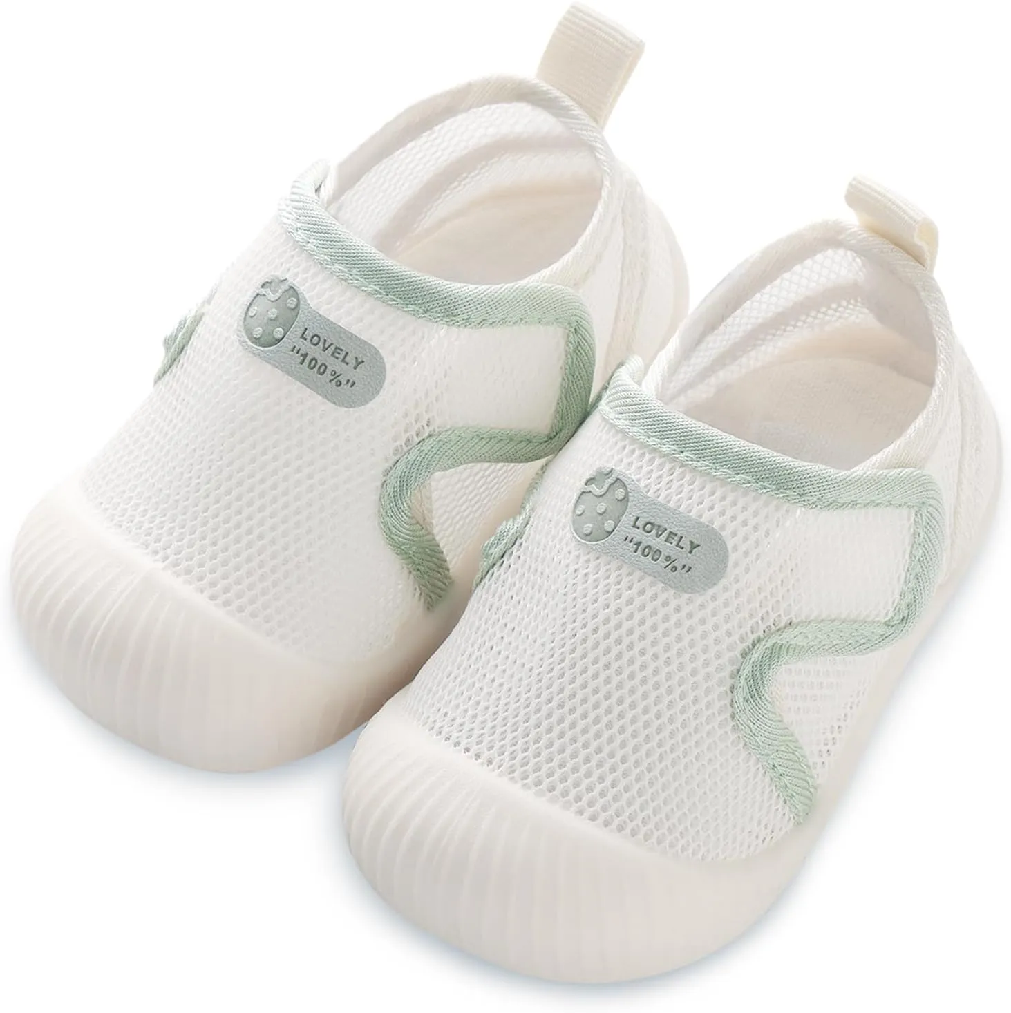 Baby Toddler First Walking Shoes Slip On Soft Sneakers Breathable Mesh Sandals Wide Toe Summer Shoes 6-36 Months