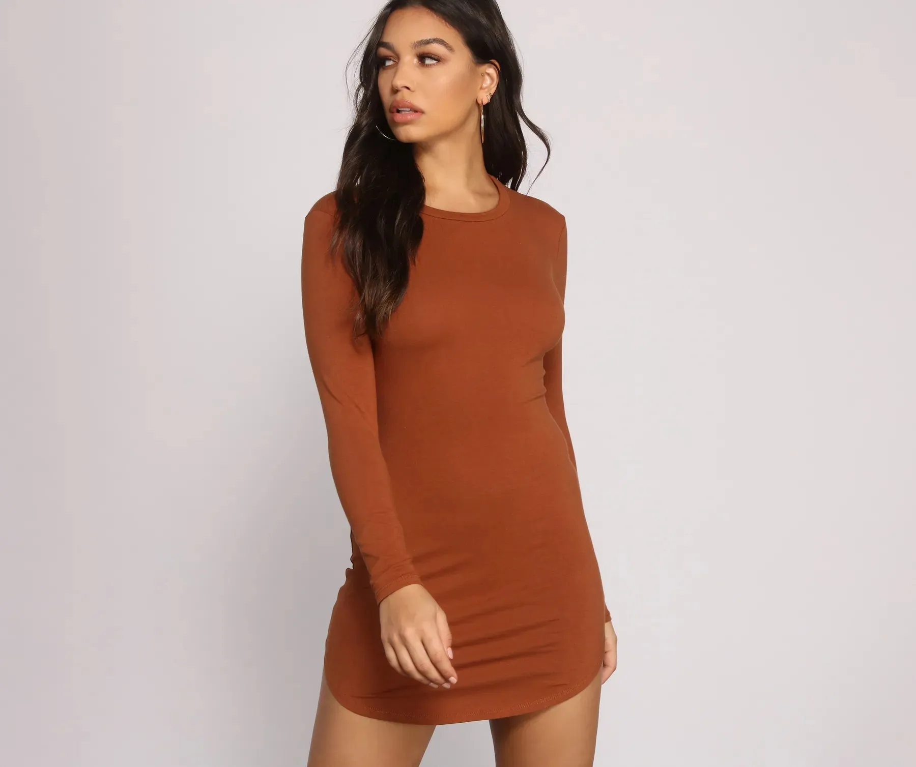 Back to Basics Knit Mini Dress