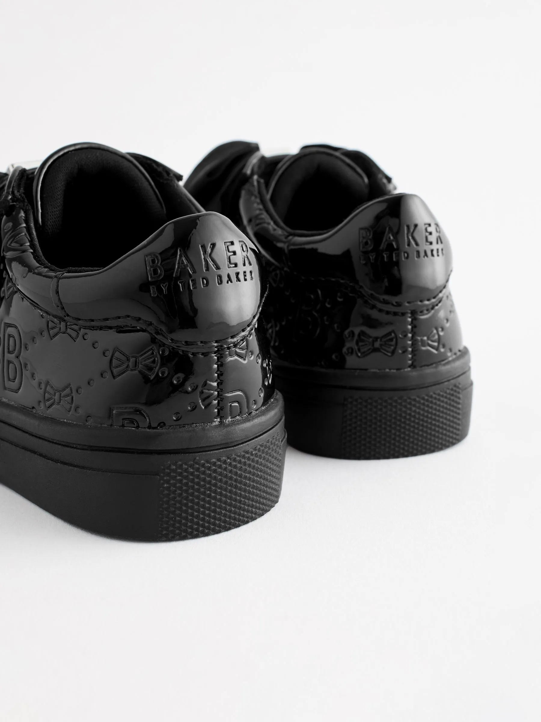 Baker by Ted Baker Girls Black Trainers with Bow