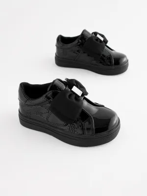 Baker by Ted Baker Girls Black Trainers with Bow