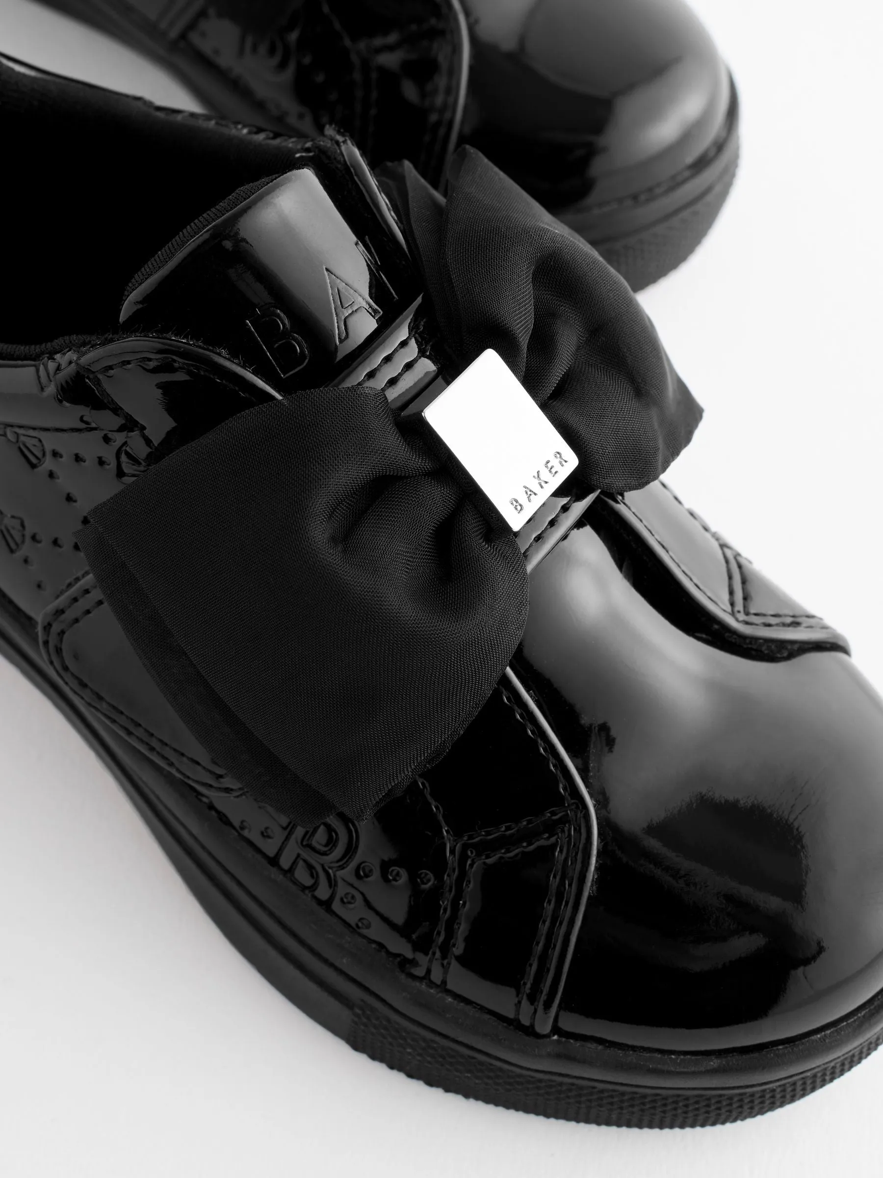 Baker by Ted Baker Girls Black Trainers with Bow
