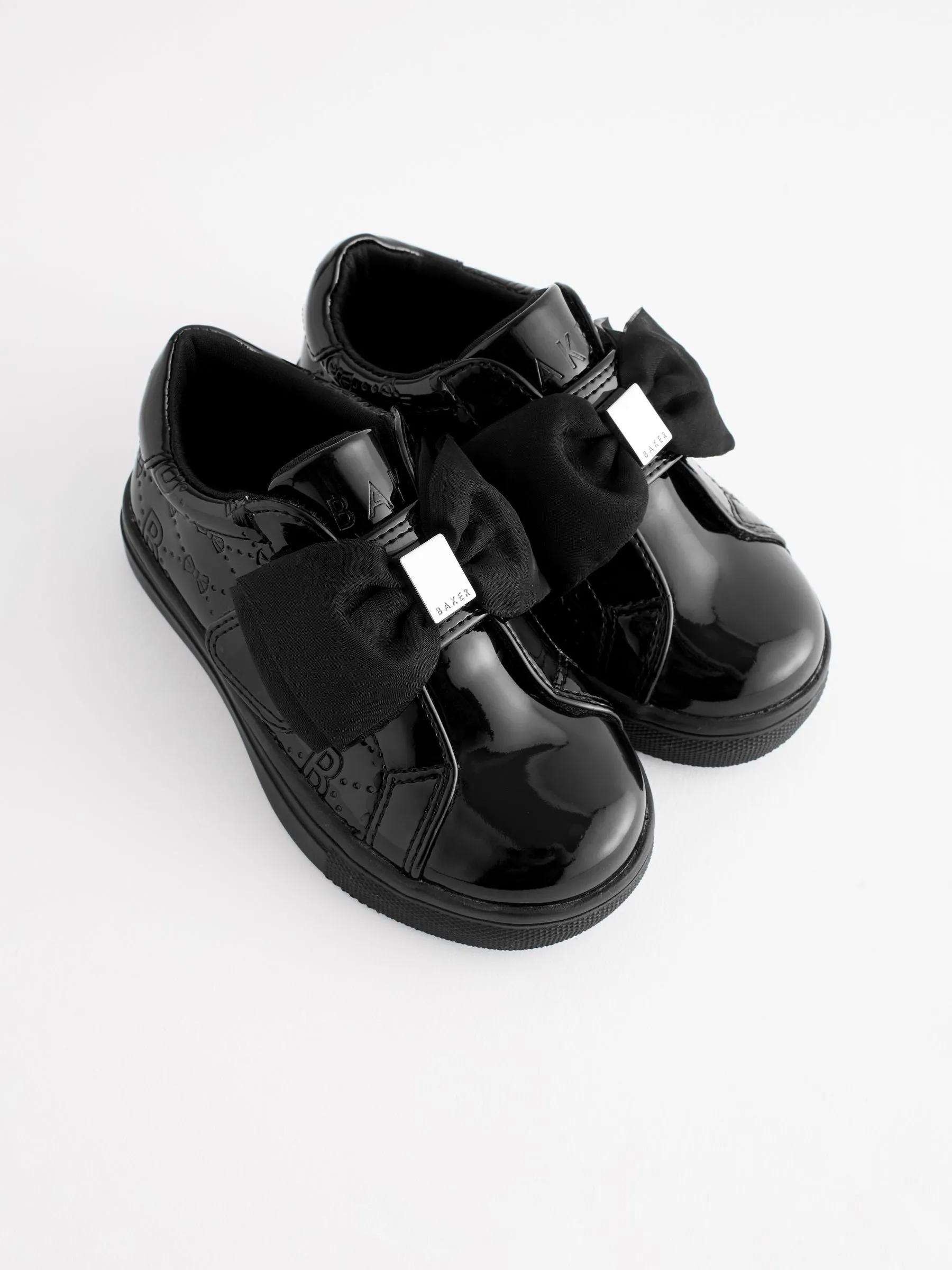 Baker by Ted Baker Girls Black Trainers with Bow