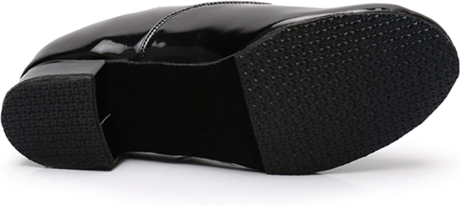 Ballroom Dance Shoes for Men Lace-up Latin Performance Dancing Shoes X8002