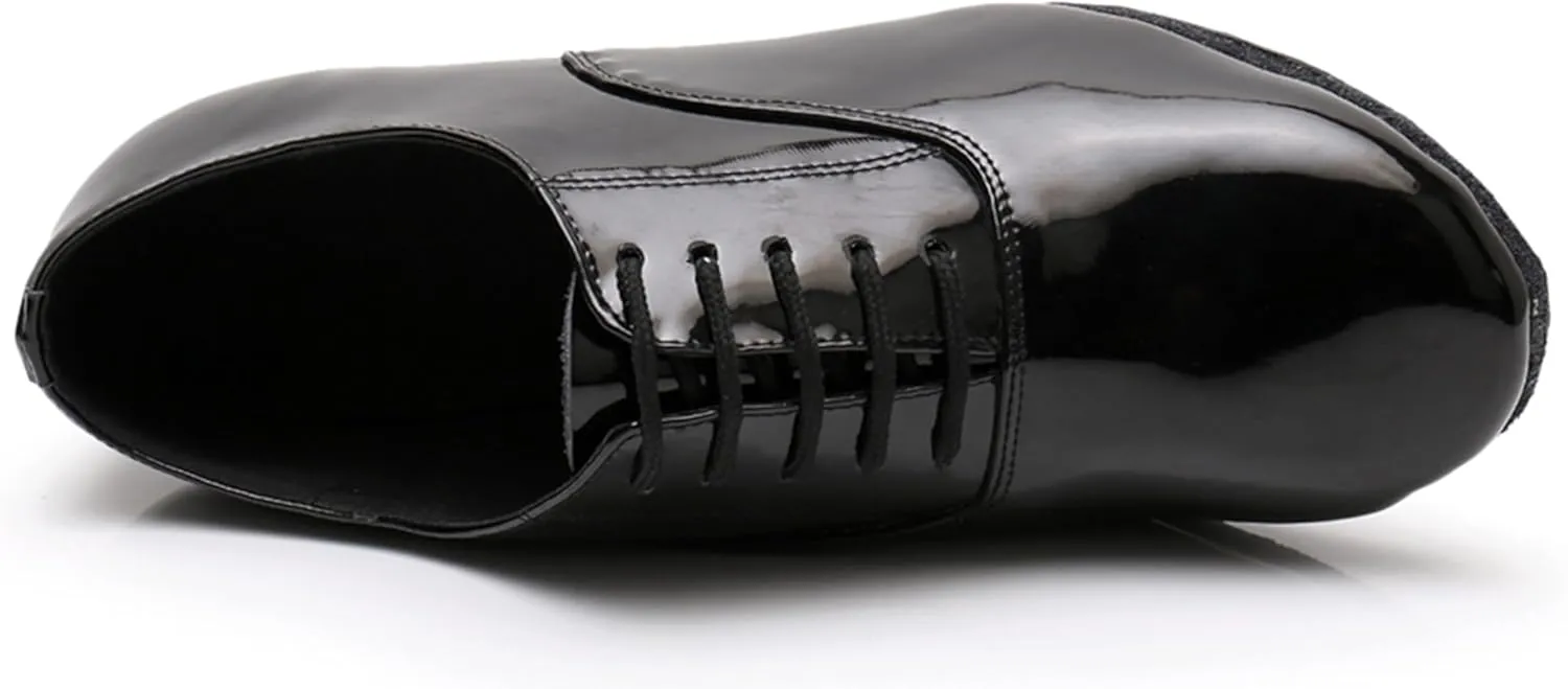 Ballroom Dance Shoes for Men Lace-up Latin Performance Dancing Shoes X8002