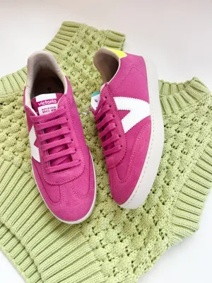 BerlÍn Fuchsia Suede Sneaker