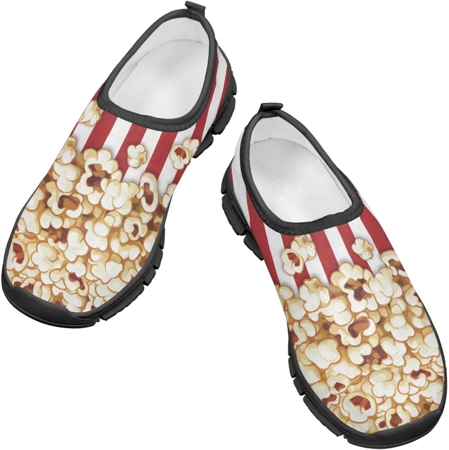 Big Kids Cute Slip-On Walking Sneakers Casual Tennis Loafers Shoes Breathable Workout Sneakers Lightweight Travel Shoes US Size 11-15
