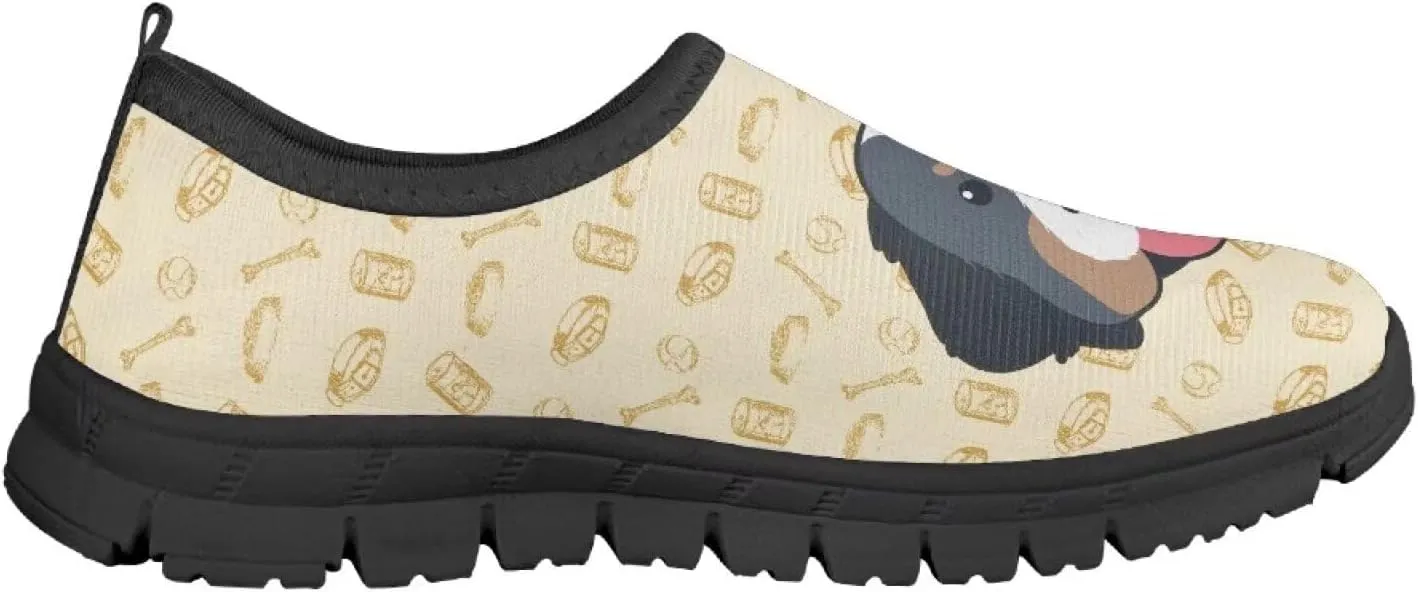 Big Kids Cute Slip-On Walking Sneakers Casual Tennis Loafers Shoes Breathable Workout Sneakers Lightweight Travel Shoes US Size 11-15