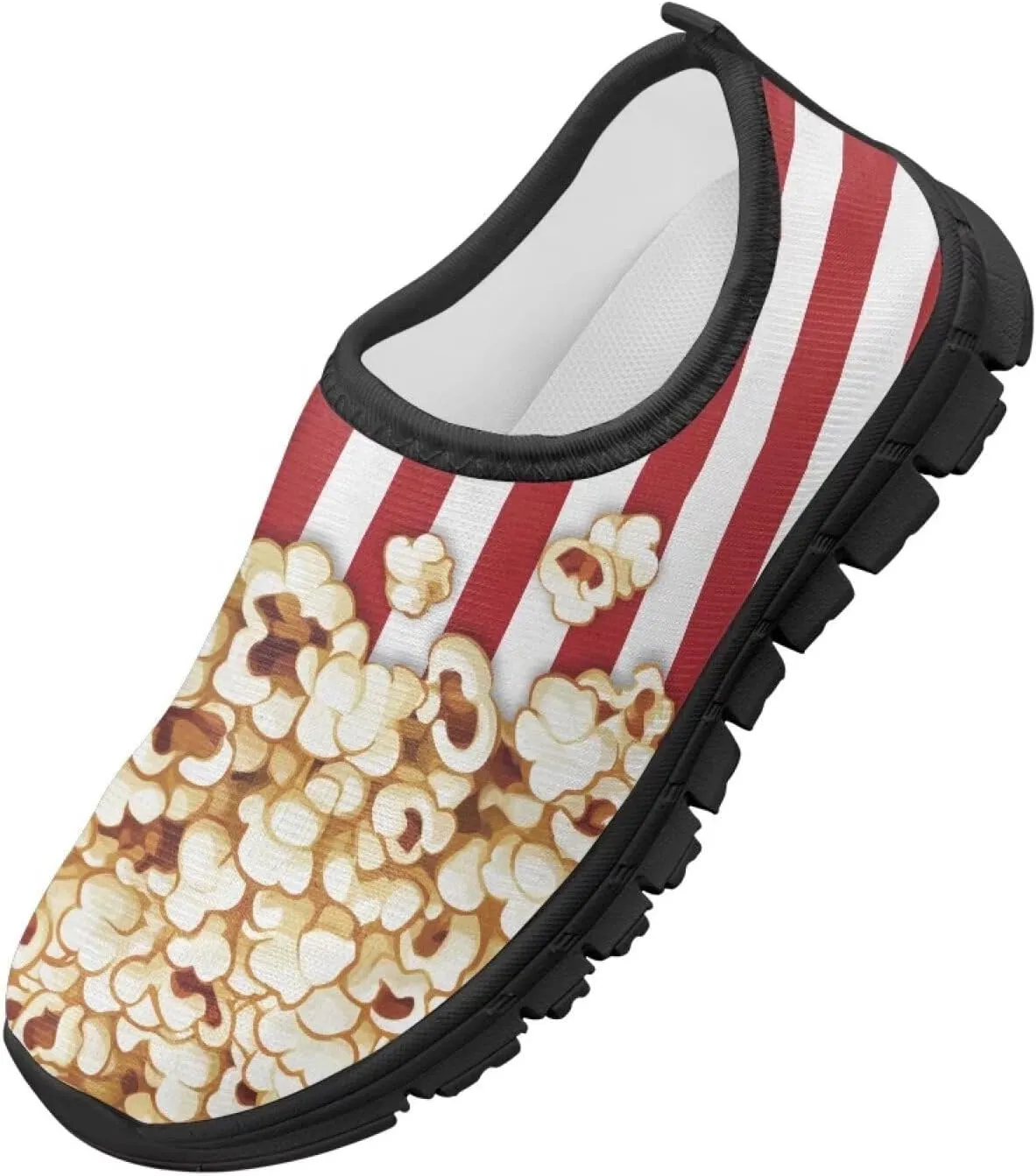 Big Kids Cute Slip-On Walking Sneakers Casual Tennis Loafers Shoes Breathable Workout Sneakers Lightweight Travel Shoes US Size 11-15