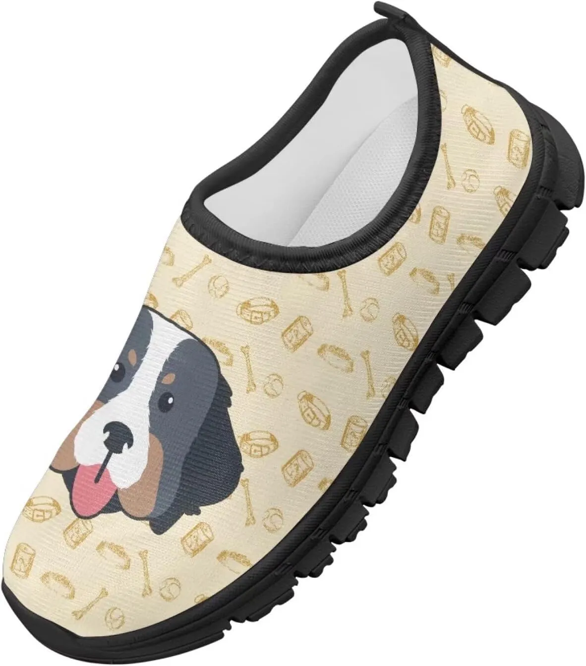 Big Kids Cute Slip-On Walking Sneakers Casual Tennis Loafers Shoes Breathable Workout Sneakers Lightweight Travel Shoes US Size 11-15