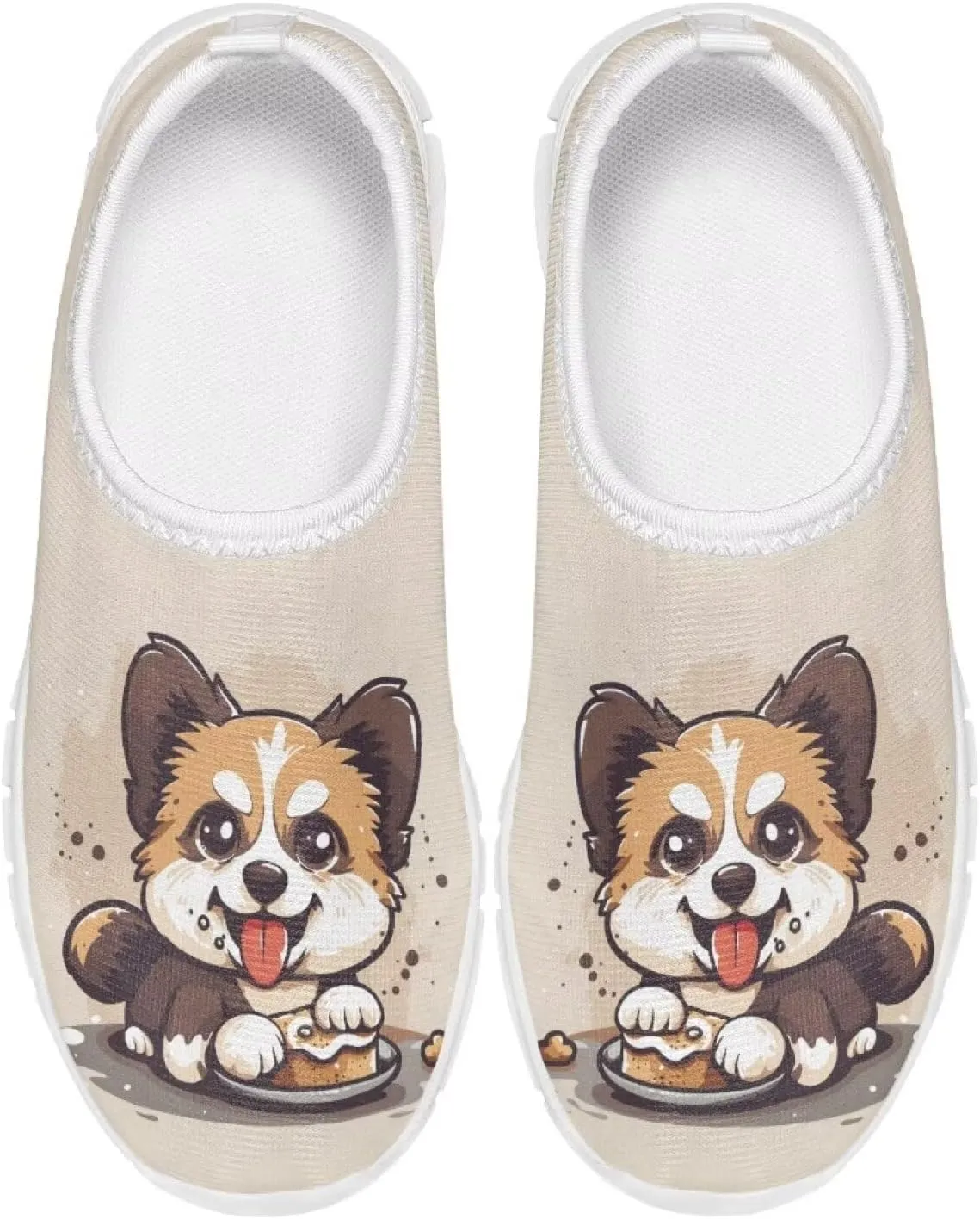 Big Kids Girls Slip on Shoes Size 11.5-4 for Casual Gym Low Top Design