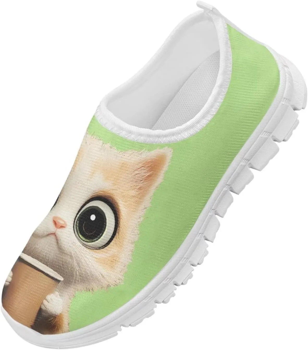 Big Kids Slip-On Walking Sneakers Casual Tennis Loafers Shoes Breathable Workout Sneakers Lightweight Travel Shoes US Size 11-15