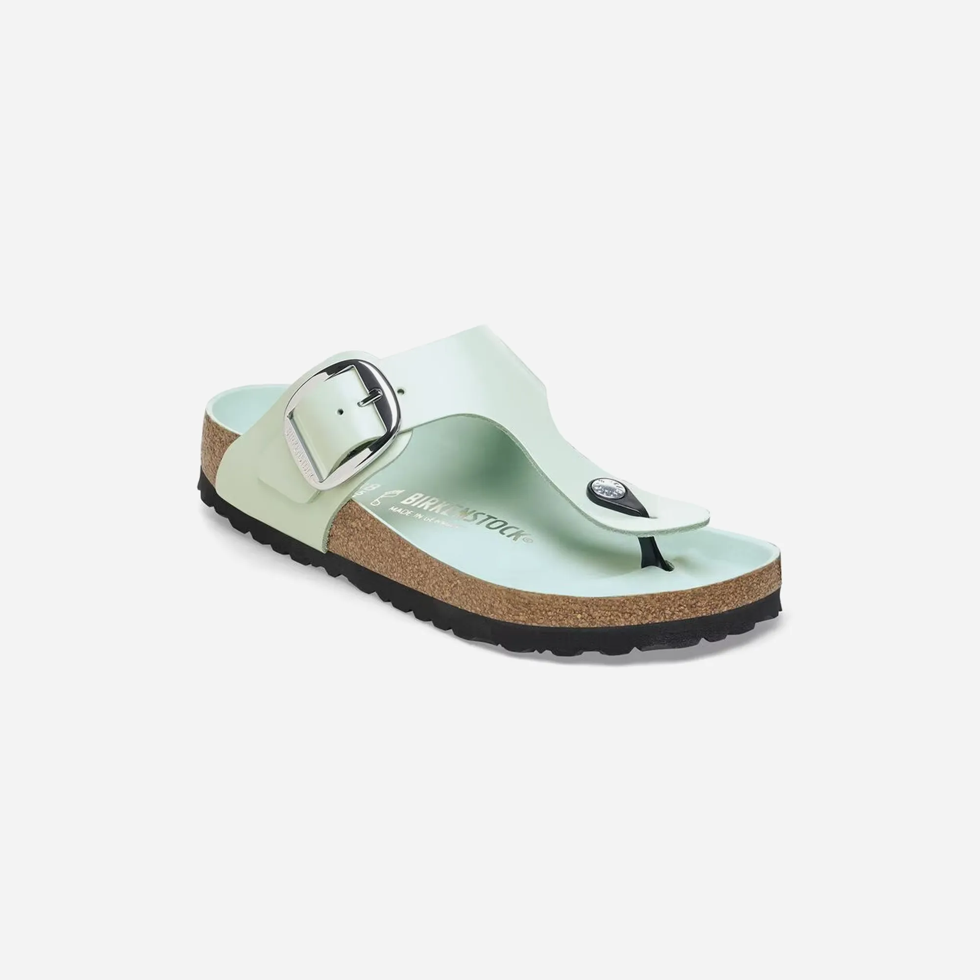 Birkenstock Gizeh BB LENA High Shine Surf Green HEX