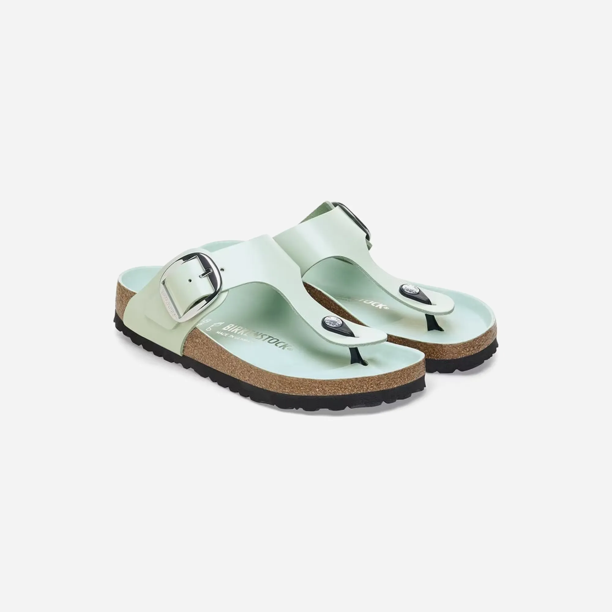 Birkenstock Gizeh BB LENA High Shine Surf Green HEX
