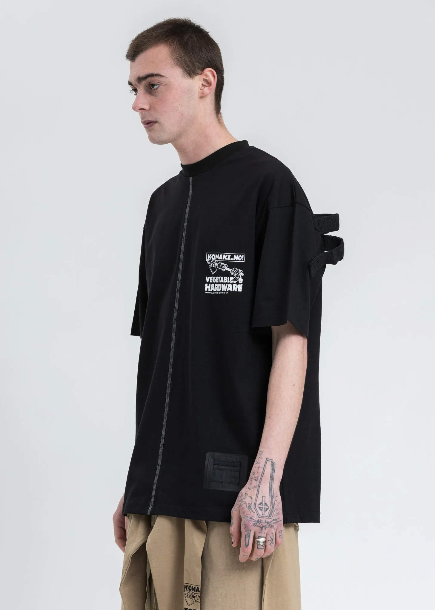 Black Guiding Logo T-Shirt