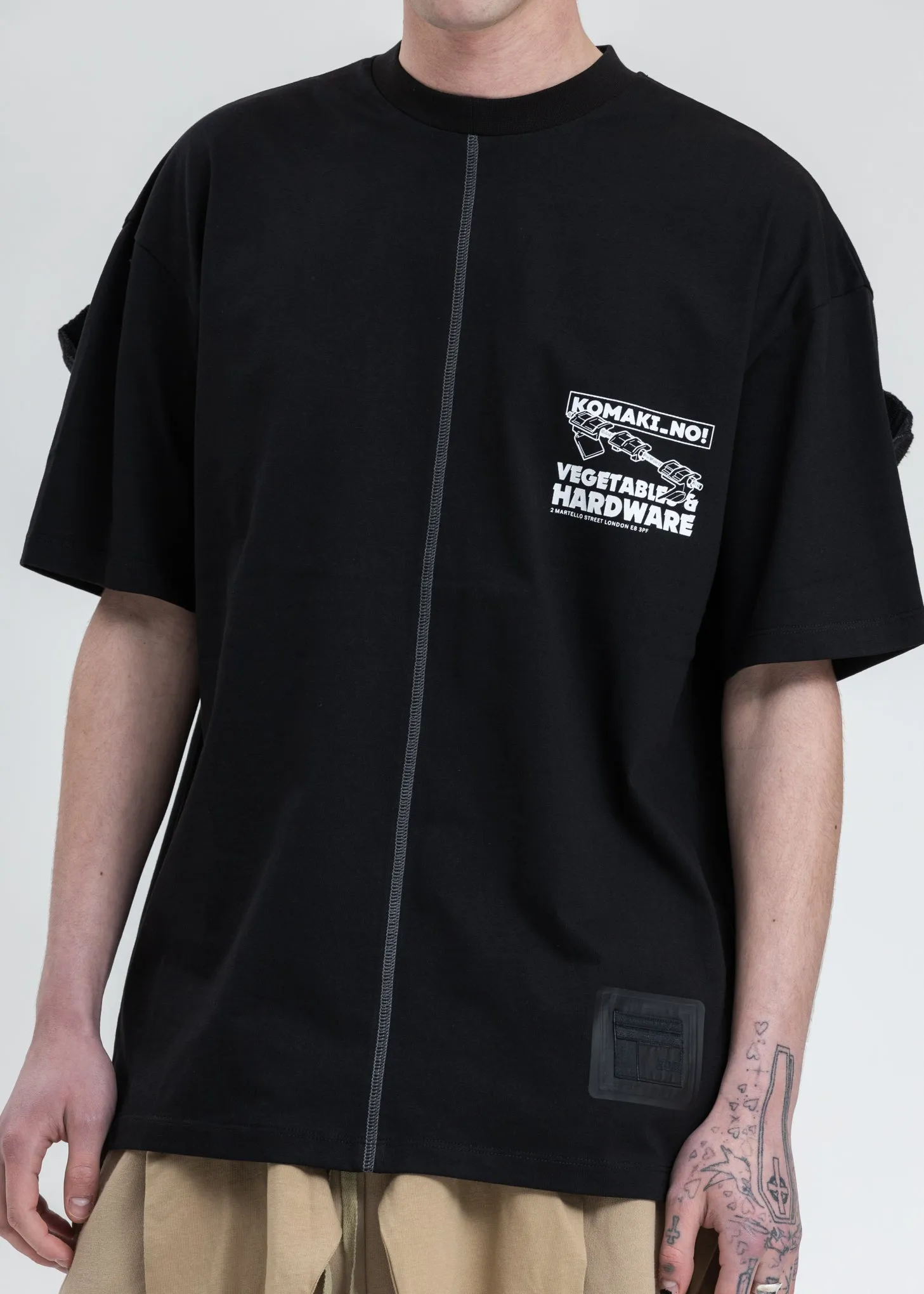 Black Guiding Logo T-Shirt
