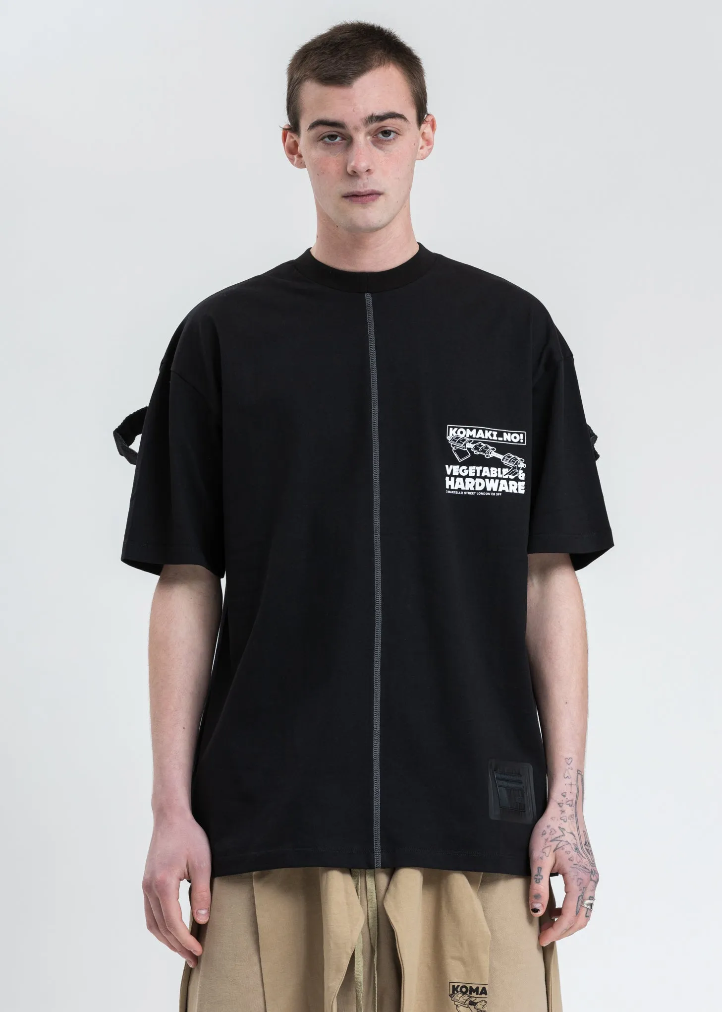 Black Guiding Logo T-Shirt