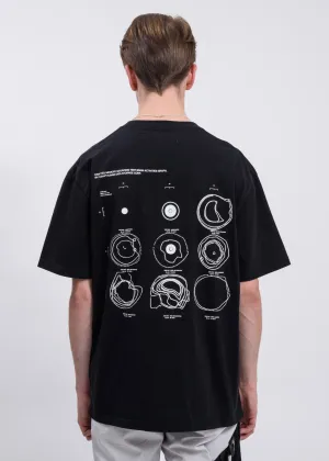 Black “Illusion Of Euphoria” Printed T-Shirt