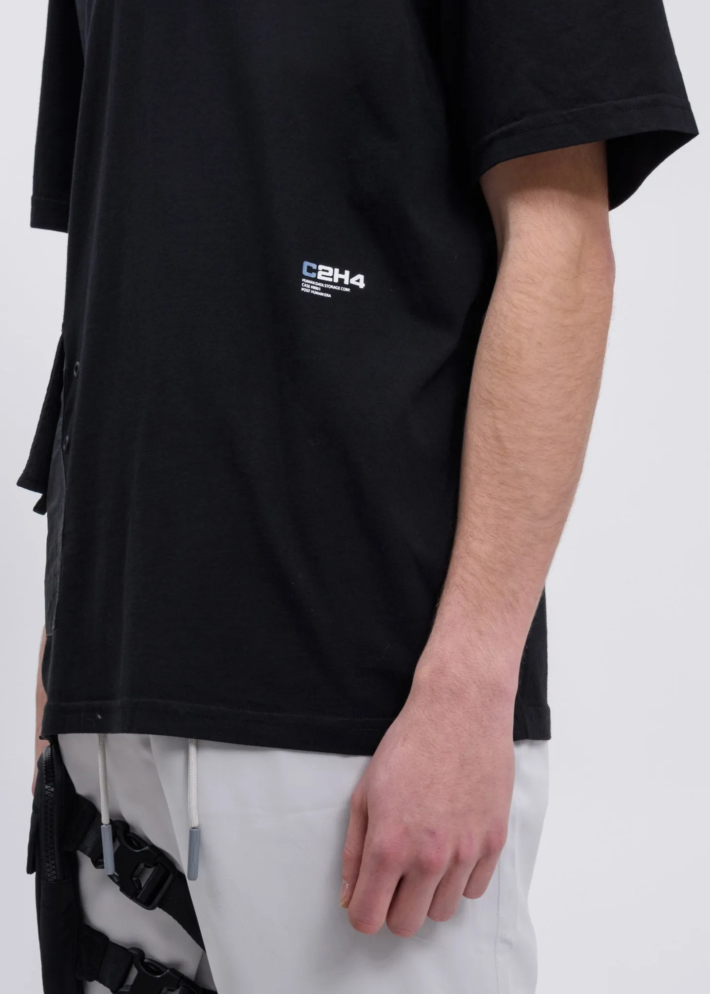 Black “Illusion Of Euphoria” Printed T-Shirt