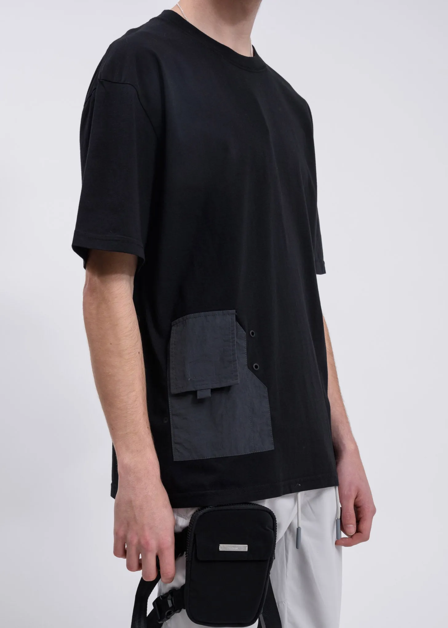 Black “Illusion Of Euphoria” Printed T-Shirt