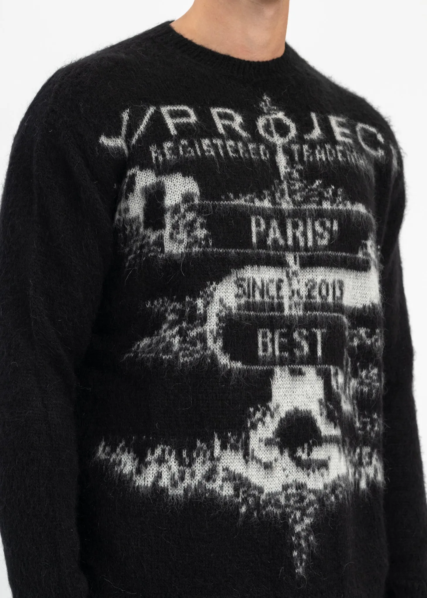 BLACK PARIS' BEST JACQUARD SWEATER