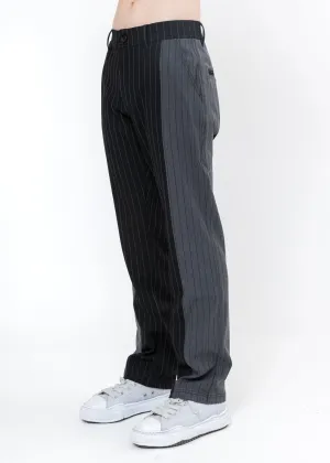 Black Shock Stripe Pants