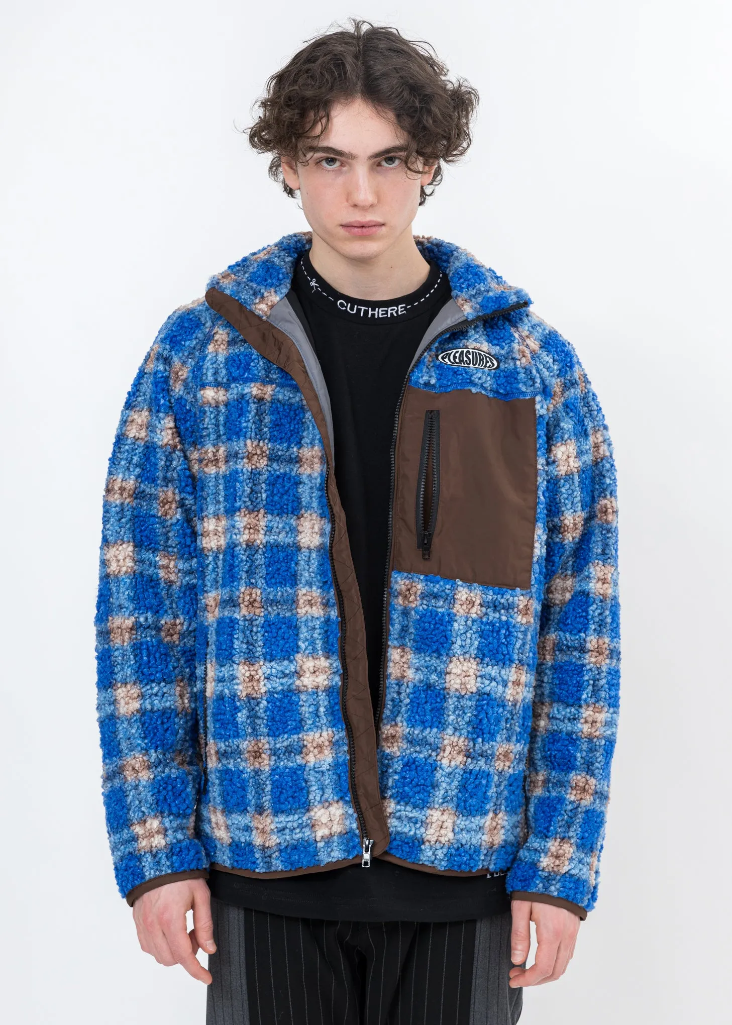 Blue Wraith Poodle Fleece Jacket