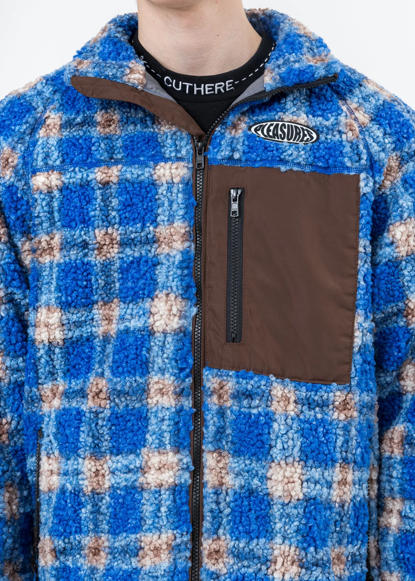 Blue Wraith Poodle Fleece Jacket