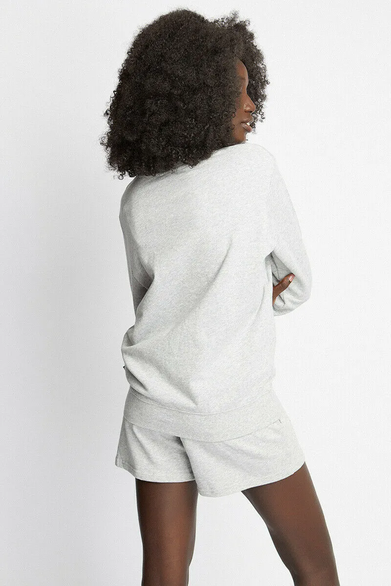 Bonds Essentials Terry Pullover - Womens Jumper New Grey Marle