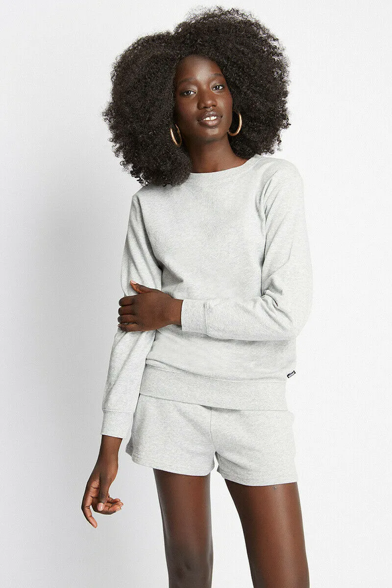 Bonds Essentials Terry Pullover - Womens Jumper New Grey Marle