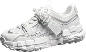 BORAMAX Slip On Fashion Sneakers Men's Breathable Running Shoes Men's Walking Shoes Retro Loafers Sports Shoes
