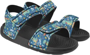 Boys' Fashion Sandals with Cool Print, Non-slip, Hook and Loop Design, for Beach, Park, Water Activities
