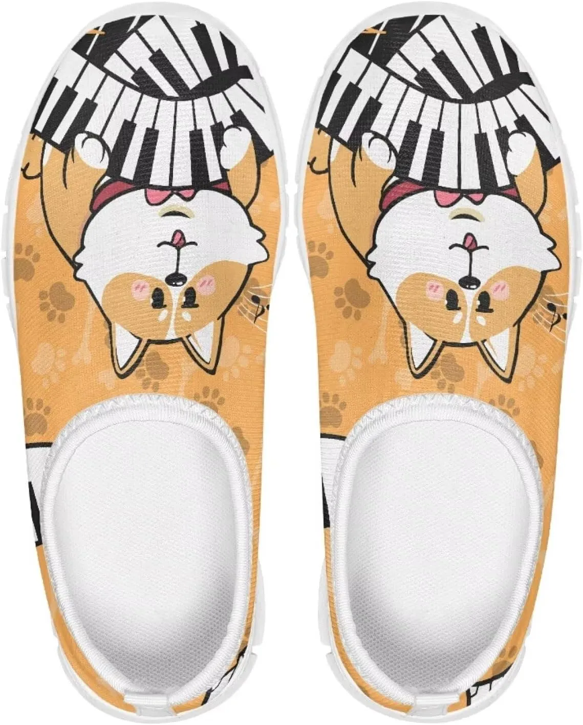 Boys Girls Slip Ons Flat Lightweight Sneakers Walking Casual Loafers Comfortable Art Painted Travel Outdoor Shoes for Big Kids US Size 11-15