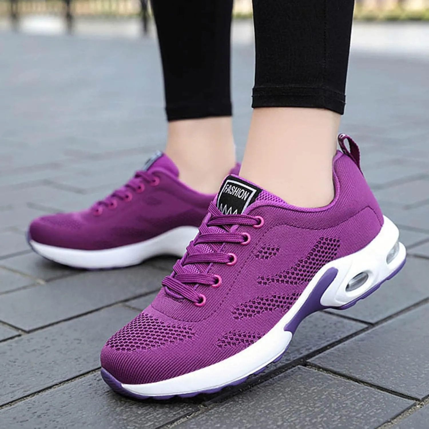 Cathalem Womens Orthopedic Sneakers Lightweight Tennis Walking Shoes Mesh Breathable Gym Work Sneakers Gym Shoes Women