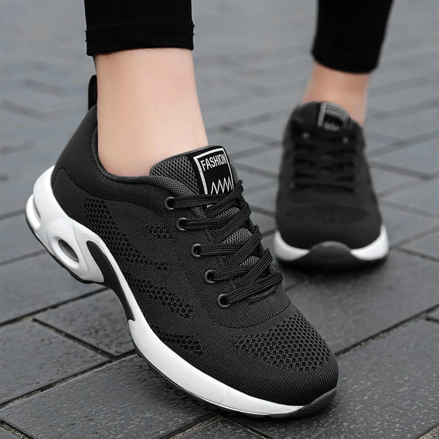 Cathalem Womens Orthopedic Sneakers Lightweight Tennis Walking Shoes Mesh Breathable Gym Work Sneakers Gym Shoes Women