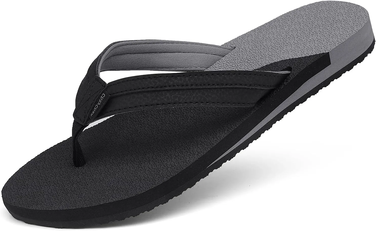 ChayChax Womens Two-Tone Flip Flops with Arch Support Comfort Beach Thong Sandals Indoor Outdoor