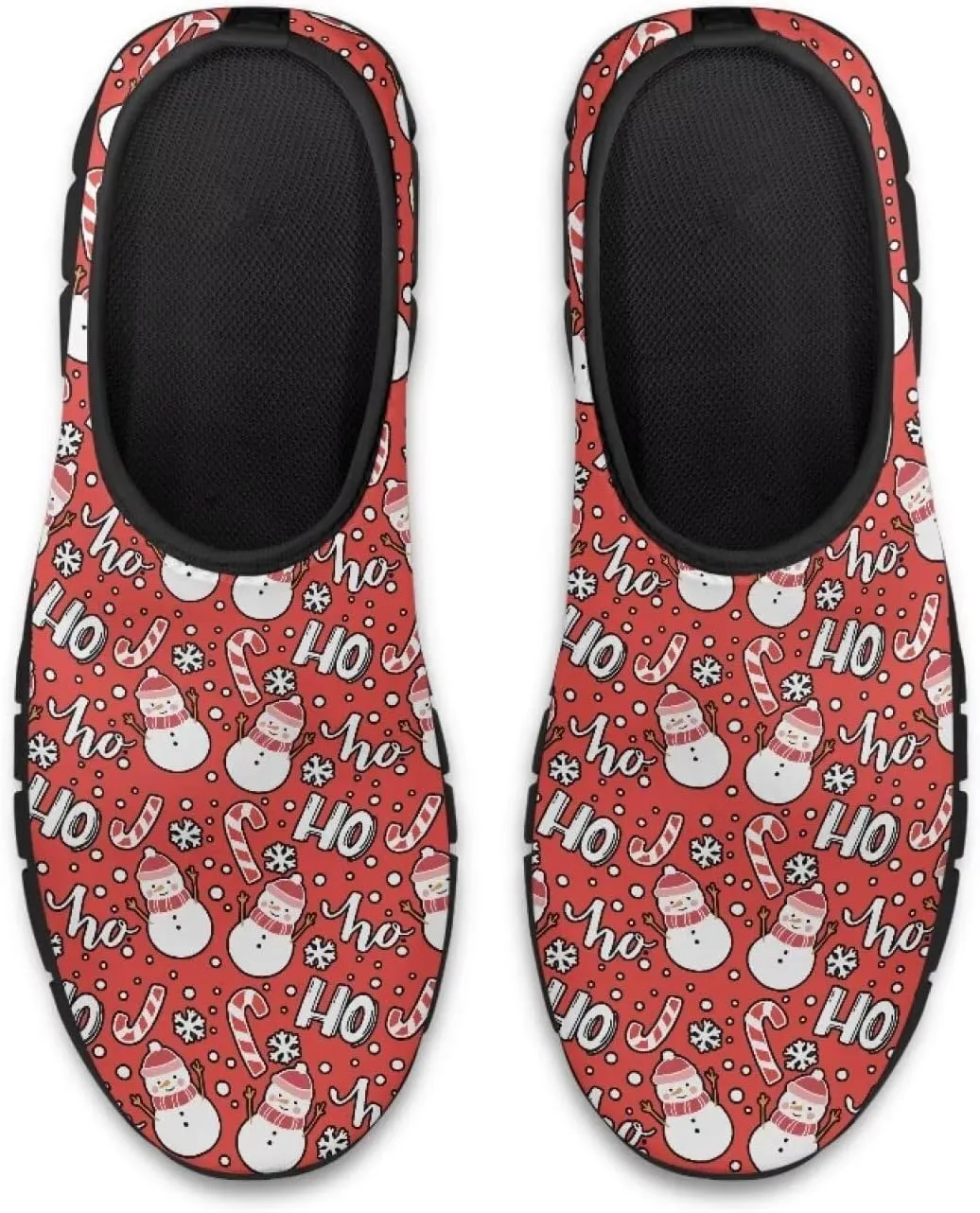 Christmas Sneakers for Women Casual Comfortable Lightweight Low-Top Slip-On Sneakers Breathable Outdoor Sport Walking Shoes for Teen Girls US 5.5-11.5