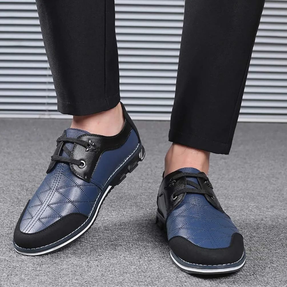COSIDRAM Mens Casual Shoes Fashion Sneakers Dress Shoes for Men Walking Shoes Business Office Comfort Loafers