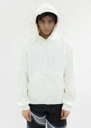 Cream Hoodie With Print