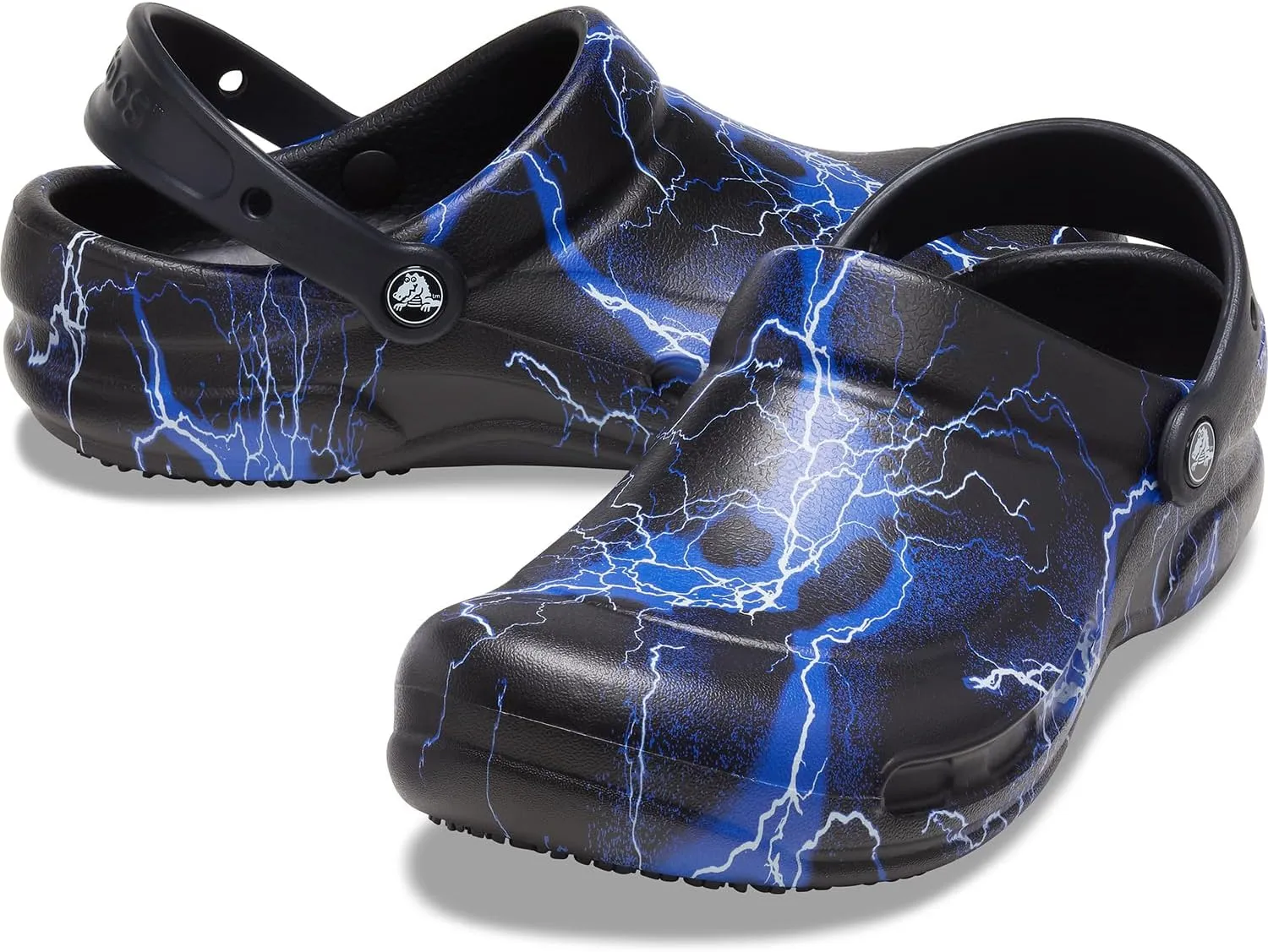 Crocs Unisex-Adult Bistro Graphic Clogs, Slip Resistant Work Shoes