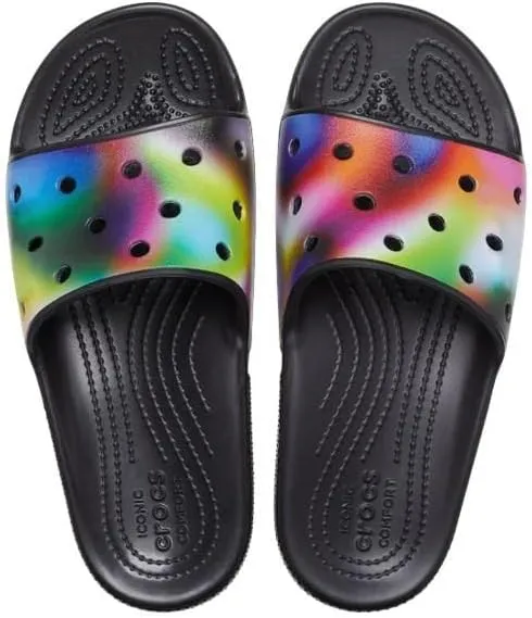 Crocs Unisex-Adult Classic Graphic Slide