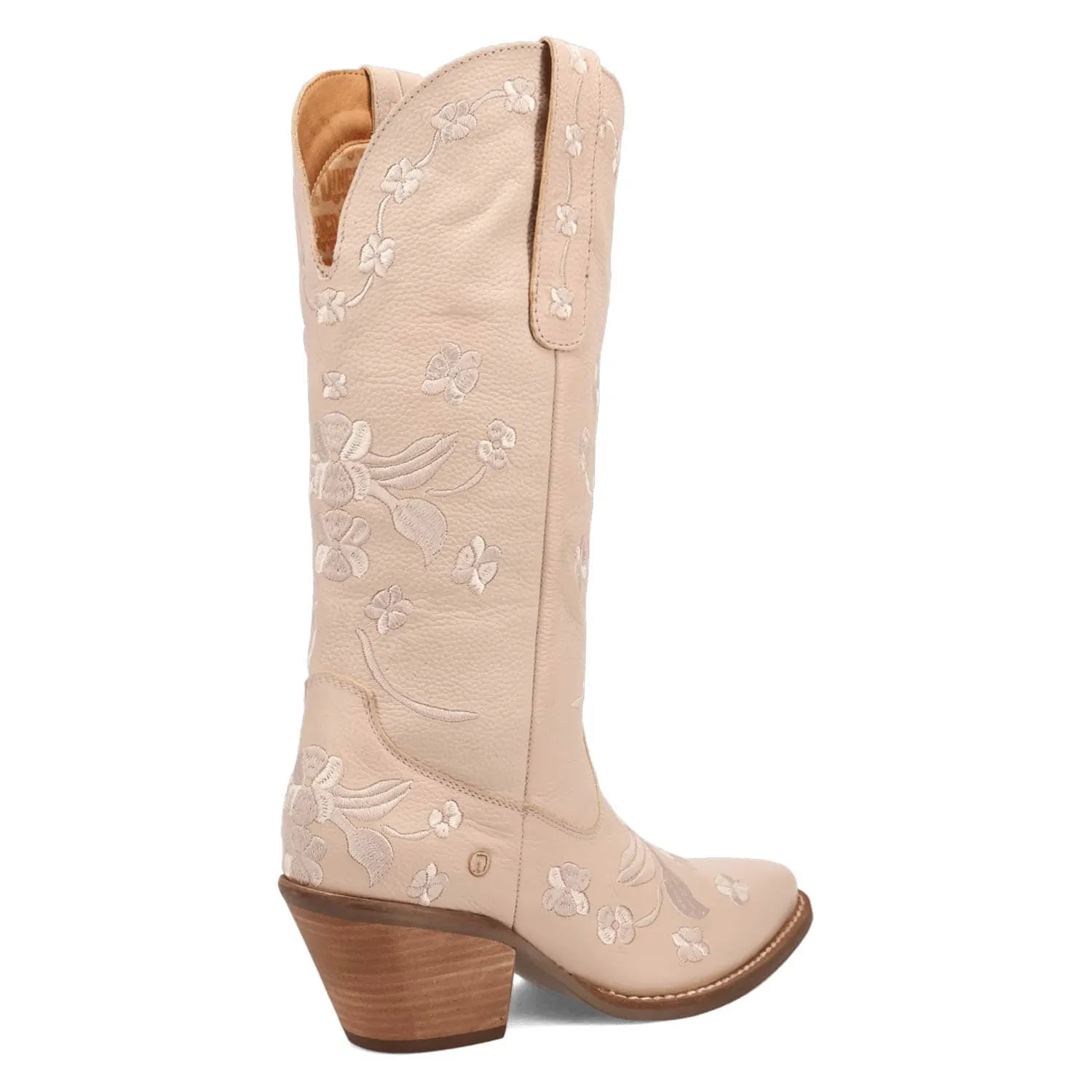 Dingo Womens Love Bug Sand Leather Cowboy Boots