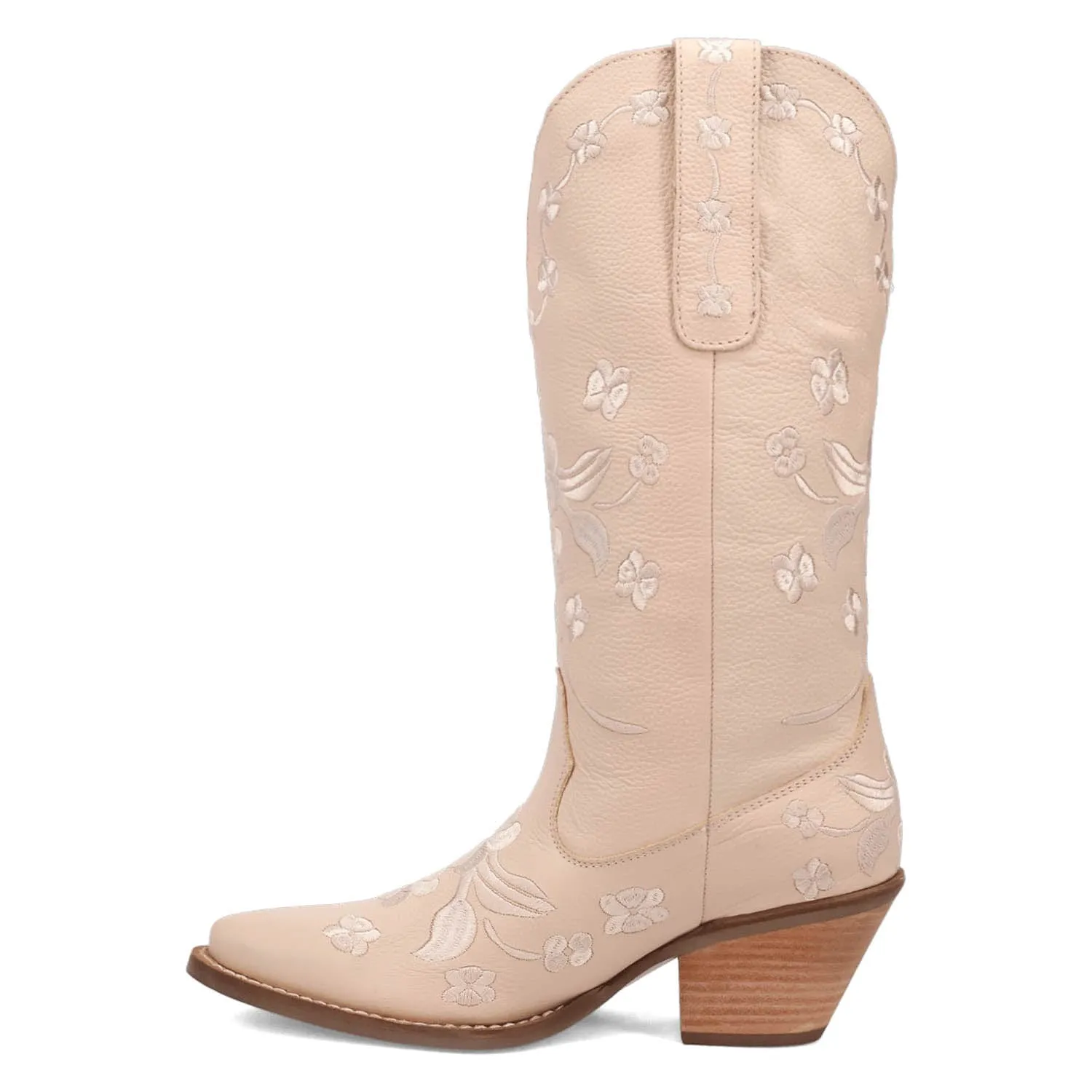 Dingo Womens Love Bug Sand Leather Cowboy Boots